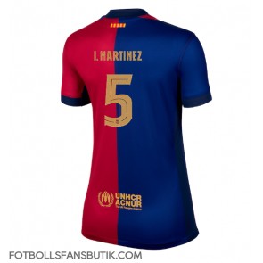 Barcelona Inigo Martinez #5 Replika Hemmatröja Damer 2024-25 Kortärmad